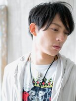 モッズヘアメン 札幌月寒店(mod's hair men) 斜めバングビジカジ七三分け黒髪束感スマートマッシュr札幌月寒
