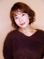 エアー 池袋(AIR)&nbsp;【小顔骨格補正】大人可愛いフレンチくせ毛風ウェーブボブ／池袋