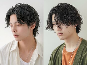 ヴァルド バイ ブイシー 奈良 新大宮(VARDO by VC)の写真/【奈良/新大宮】パーマスタイルが人気◎フェザーパーマ・シースルーマッシュで旬の垢抜けヘアに♪