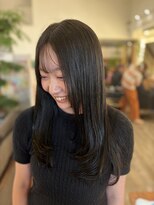 アン アオヤマ(Ann AOYAMA)&nbsp;艶感×透明感 暗髪ロングレイヤー