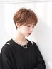 【指名限定】ショートスタイル地毛風パーマ+カット　￥14500