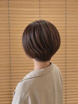 オーガニックエコ 川越(organic+eco)&nbsp;20代30代大人かわいいショートカット　秋冬　ブリーチなし