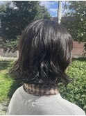 ふわふわボブパーマ