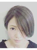 愛され前下がりショートボブ