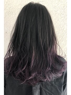 ノラ シンディ(NORA CYNDY) ダーククリアパープルグラデーション☆