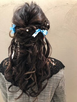 ネオリーブ シュシュ 神保町店(Neolive susu) ハーフアップリボンセット