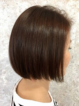 シュガービー(SUGAR-B) 【SUGAR-B】ラベンダーベージュ前下がりボブ