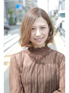 サイン ヘア イノベーション(sign HAIR INNOVATION) 大人可愛い、色気、小顔カットひし形シルエット【錦糸町】