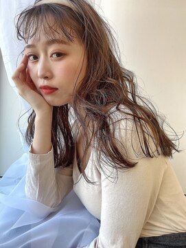 エマエコル(Emma ecole) Emma ecole ブリーチなし◎ミルクティーベージュ by.高橋