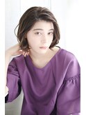 大人可愛いナチュラルボブ
