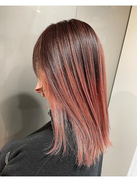 ループ(LOOP) ペールピンクバレイヤージュ