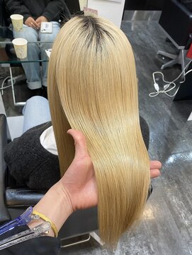 イオエ(ioe) 似合わせカット/メルティカラー/ウェーブミディアム/着物