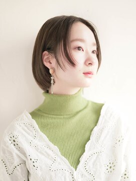 ジュール 大分(Joule) セクションカラー/ペールベージュ/透明感ボブ[大分駅]