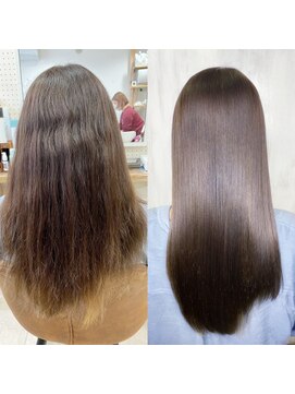 アンフィサンクミル 銀座(AnFye cinq mille) ジュエリーLULU縮毛矯正