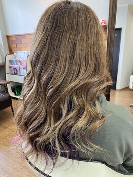 フリー(Free) インナーカラー・ピンク・バイオレット・ベージュ