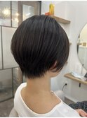 すっきり丸みショート