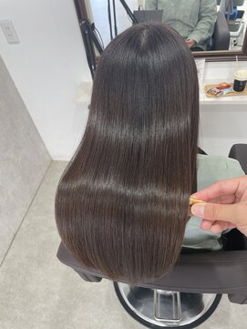 ラナ(Lana) 【Lana】暗髪オリーブベージュ　艶髪　髪質改善カラー