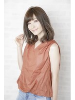 アフロディーテ 銀座(APHRODITE GINZA)&nbsp;黒髪/グレーベージュ/レイヤーロング/前髪パーマ/銀座