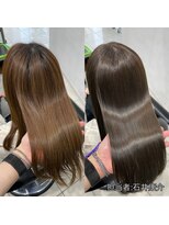 【髪質改善縮毛矯正＋treatment税込\16500】髪質改善縮毛矯正