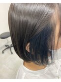 ○透明感抜群カラー×チラ見えワンポイント○