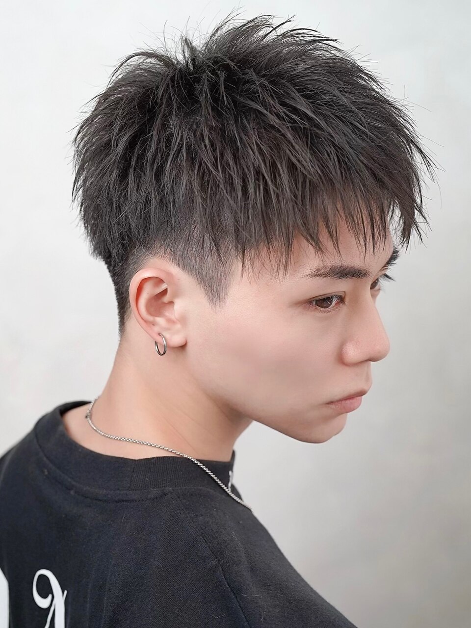 爽やかツーブロック【ナチュラル束感ショート】：L216423060｜ゼロ