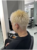 MEN'S HAIR/ダークアッシュ/ニュアンスパーマ/韓国マッシュ