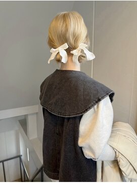 アルコイリスバイドールヘアー(ARCOIRIS by Dollhair) 都島/メルティカラー/ハイトーンカラー/ヘアアレンジ