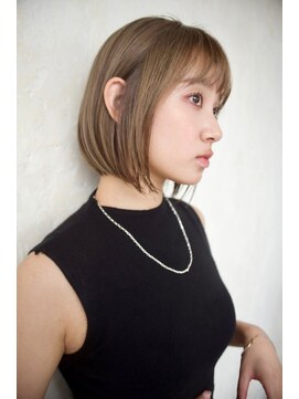 クレドガーデン 柏(CRED GARDEN) 髪質改善大人可愛いストレートボブ艶バイオレット20代30代40代