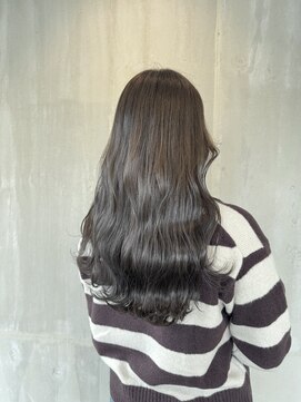 トテ(tote.) ブリーチなしダブルカラー透明感オリーブグレージュ韓国ヘア