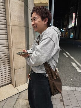 ハイセンス(HISENSE) メンズカラースパイキーショートワインレッドメンズカット　GIA