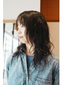 ママさんのための大人ゆるめパーマロングスパイラル