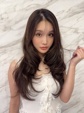 ロンド フィーユ(Lond fille) 大人可愛い中華美女ワンホンヘア×モカベージュ