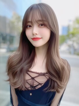 バディ 中野駅前店(BUDDY) ブリーチなしダブルカラー/ミルクティーベージュ【中野美容室】