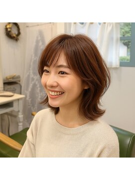 シュシュ(Chou Chou) エアリー感漂う秋色ミディアムショート