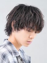 フィフス(fifth) 原宿ツイストスパイラルパーマメンズカットマッシュウルフ30代