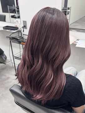 アルター(aL ter) 【ロング×ラベンダーピンク】デザインカラー/鎌取/林愛華