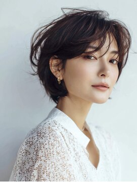 ハーツ(Heart's) 白髪ぼかし脱白髪染め似合わせショートボブ40代50代60代♪