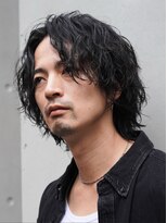 フィフス トウキョウ (fifth TOKYO) 渋谷波巻きスパイラルパーマセンターパートウルフメンズカット