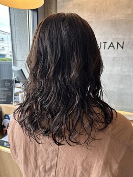 ミディアムゆるめパーマ