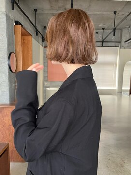 ロールアップスリーブス(ROLL UP SLEEVES) French bob / mocabrown