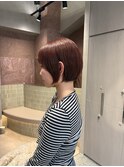 ★伸ばしかけの方におすすめコンパクトショート！ピンクベージュ