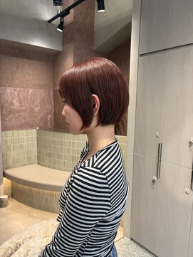 ロンドクロエ 横浜(Lond Chloe) ★伸ばしかけの方におすすめコンパクトショート!ピンクベージュ