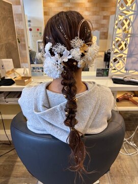 ヘアメイク サンサーラ 志度店(Hair Make SAMSARA) タイト編みおろし