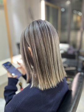 ブレンド 渋谷(BLend) ハイライトカラー シャドールーツ バレイヤージュ