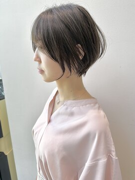 stair : case ginza7【ステアケース】 大人ナチュラル丸みショートボブ耳かけ小顔コンパクト