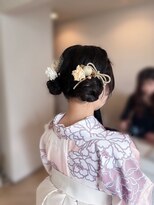 エヌアンドエーコンティ(N&A CONTi)&nbsp;和装に似合う上品/卒業式・成人式向けヘアセットスタイル