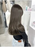 春ヘア！オリーブグレージュカラー