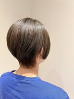 ルーファス 恵比寿南(Ruufus)&nbsp;【40.50.60代】白髪ぼかしハイライト カーキカラー2604