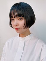シンス 銀座(since)&nbsp;小顔似合わせカット/黒髪ナチュラルショートボブ【銀座駅】