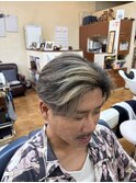 ツーブロックスタイル　ハイライト
